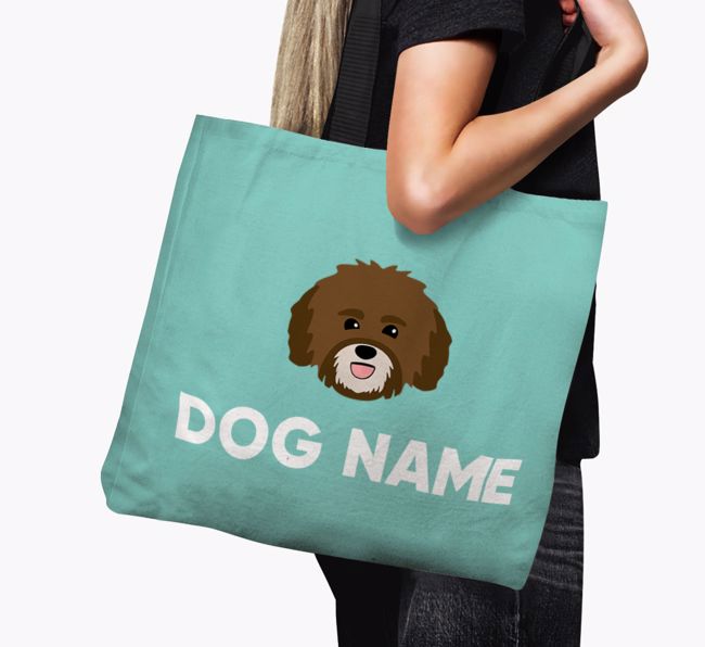 Personalized {dogsName} Icon Canvas Bag